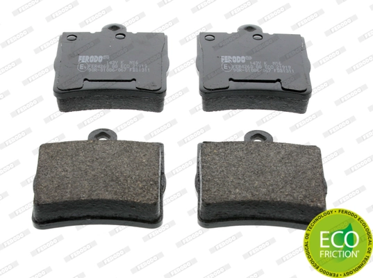Okładziny (klocki) do hamulców tarczowych tylne Ferodo FDB1311 cena, od 17,96 USD