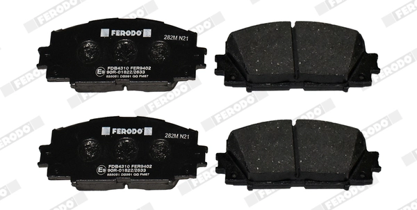 Klocki hamulcowe przednie tarczowe Ferodo FDB4310 cena, od 25,26 USD