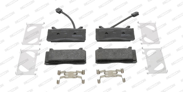 Klocki hamulcowe przednie tarczowe Ferodo FDB4932 cena, od 46,51 USD