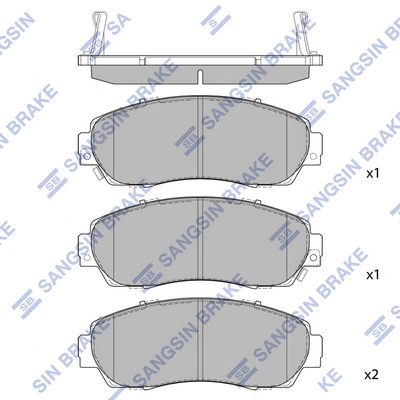 Klocki hamulcowe przednie tarczowe Honda CR-V III SUV (RE) (2006 - 2011) cena, od 29,22 USD