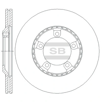 Do koszyka Tarcza hamulcowa przednia Hyundai H100  P