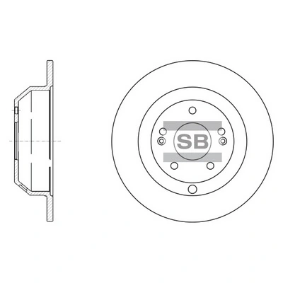 Do koszyka Tarcza hamulcowa tylna KIA Sorento II XM