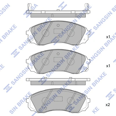 Klocki hamulcowe przednie tarczowe Mando RMPH40 cena, od 33,97 USD