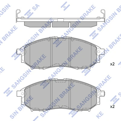 Klocki hamulcowe przednie tarczowe Renault Koleos 