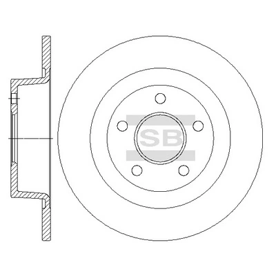 Tarcza hamulcowa tylna Ford Connect TOURNEO autobus (PU2) (2002 - 2013) cena, od 44,48 USD