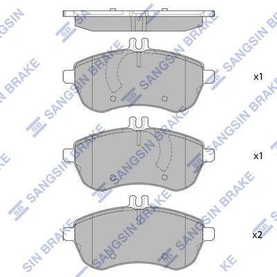 Klocki hamulcowe przednie tarczowe Peugeot/Citroen 1623054980 cena, od 22,71 USD