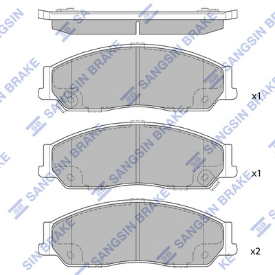 0446506090 Toyota Klocki hamulcowe przednie tarczowe