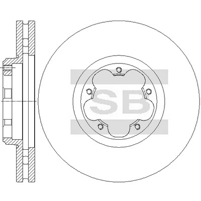 Do koszyka Tarcza hamulcowa przednia Ford Transit VII V363