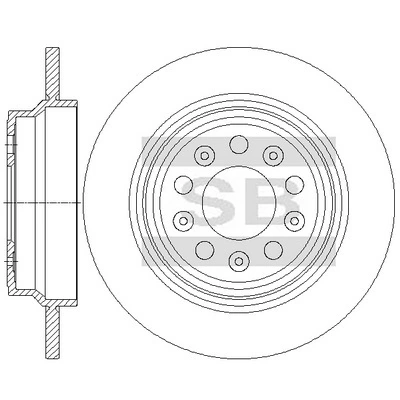 Tarcza hamulcowa tylna Volvo S80 I sedana (TS, TH, KV) (1998 - 2006) cena, od 50,88 USD
