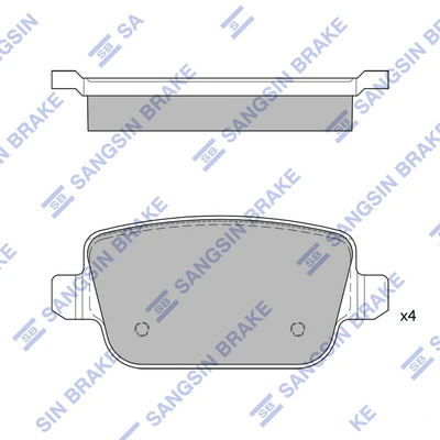 Okładziny (klocki) do hamulców tarczowych tylne Ford Kuga I SUV (CBV) (2008 - 2012) cena, od 23,73 USD
