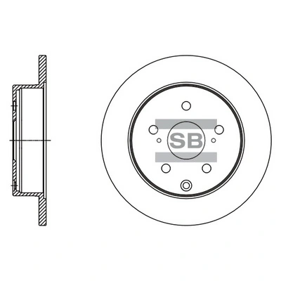 Tarcza hamulcowa tylna Toyota RAV4 III SUV (A3) (2005 - 2012) cena, od 45,29 USD
