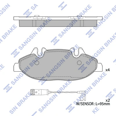 302418 VALEO Klocki hamulcowe przednie tarczowe
