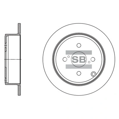Tarcza hamulcowa tylna Toyota Corolla VERSO minivan (E12J) (2001 - 2004) cena, od 33,61 USD