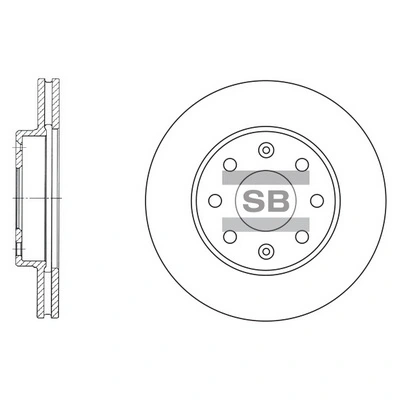  Tarcza hamulcowa przednia Opel Astra 