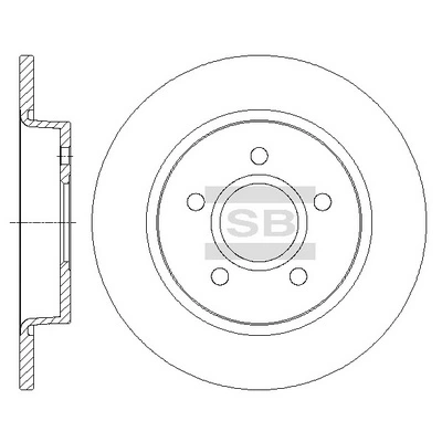  Tarcza hamulcowa tylna Ford Focus 3