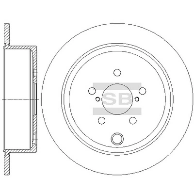 Tarcza hamulcowa tylna Subaru Impreza II