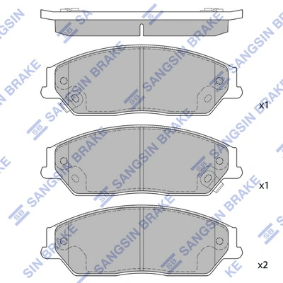 Klocki hamulcowe przednie tarczowe Toyota 0446506090 cena, od 35,14 USD