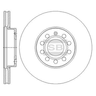 Tarcza hamulcowa przednia Volkswagen Golf VI hatchback (5K1) (2008 - 2014) cena, od 51,01 USD