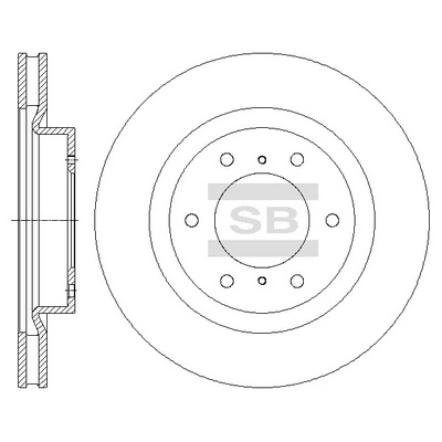 Tarcza hamulcowa przednia Mitsubishi Pajero IV LONG
