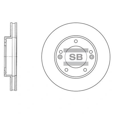 Do koszyka Tarcza hamulcowa przednia KIA Sorento I JC
