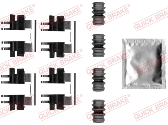 Zestaw naprawczy zacisku hamulcowego tylnego Mazda CX-5 1 KE, GH