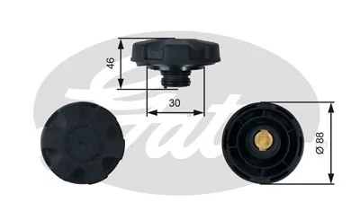 Do koszyka Pokrywa (korek) zbiornika wyrównawczego BMW 5  E61