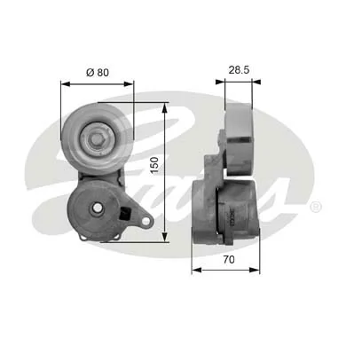 Napinacz paska napędowego do Mitsubishi Outlander I CU