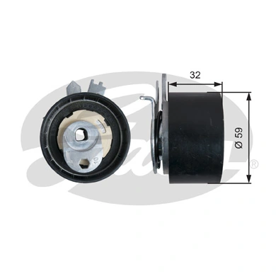 Do koszyka Rolka napinacza paska rozrządu Renault LODGY  JS