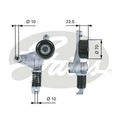 Do koszyka Napinacz paska napędowego Toyota Solara  V3