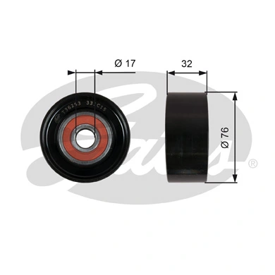 Rolka napinacza paska napędowego do KIA Sorento I JC
