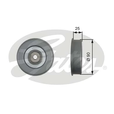 Rolka napinacza paska napędowego do Mitsubishi Pajero I L04G, L14G