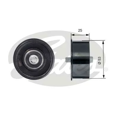 Do koszyka 55352713 Peugeot/Citroen Rolka prowadząca kierunkowa paska rozrządu
