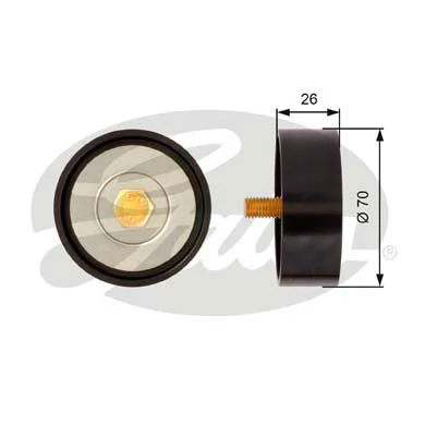 Rolka prowadząca, kierunkowa paska napędowego Gates T36307 cena, od 17,27 USD