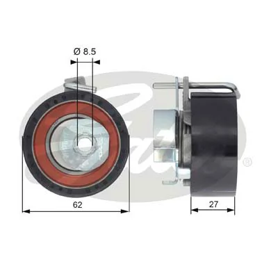 Rolka napinacza paska rozrządu Ford Mondeo IV
