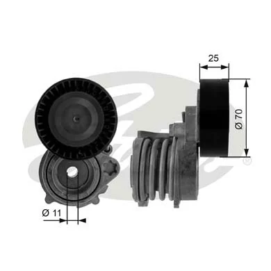 Napinacz paska napędowego BMW 3 sedana (E46) (1998 - 2005) cena, od 46,57 USD
