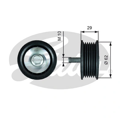 Rolka prowadząca, kierunkowa paska napędowego Gates T36443 cena, od 18,89 USD
