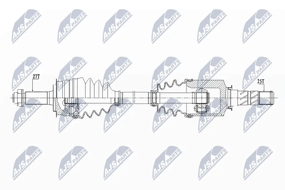 Półoś napędowa przednia do Subaru Outback V B15, BS