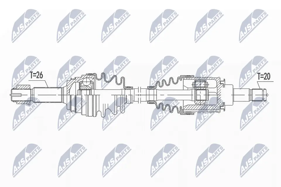 Do koszyka Półoś tylna Toyota RAV4 III A3