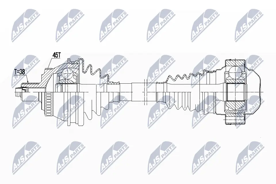 Do koszyka 8E0407272BS VAG Półoś napędowa przednia prawa