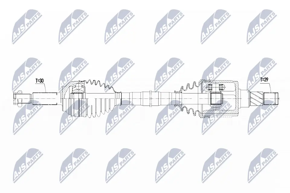 Do koszyka Półoś tylna Tesla Model S  5YJS