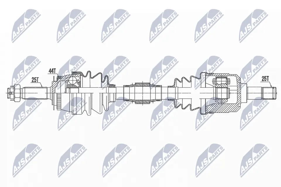 Półoś napędowa przednia prawa do Hyundai Elantra III XD