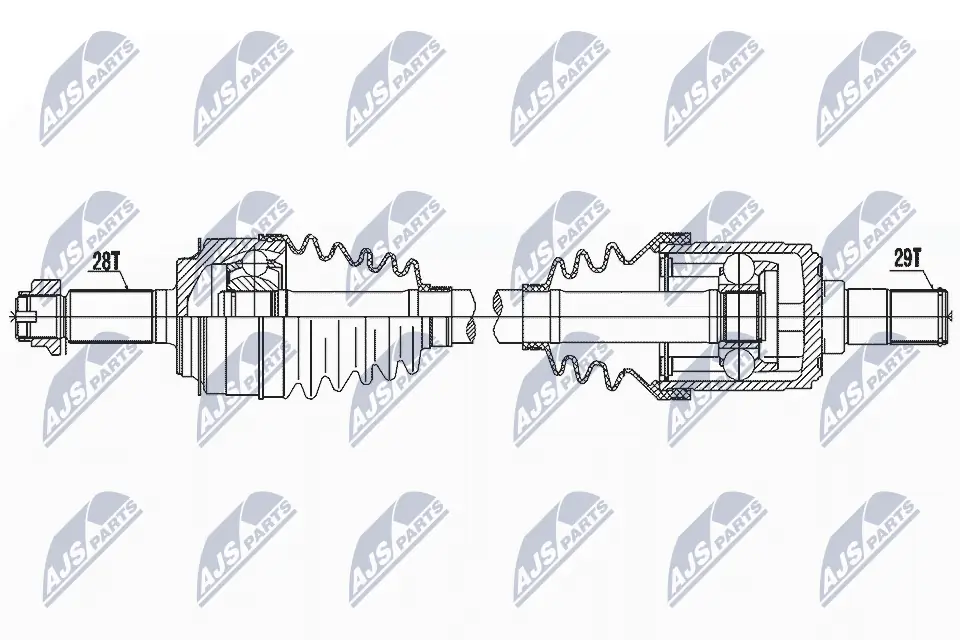 Półoś napędowa przednia prawa Honda Civic VIII hatchback (FK, FN) (2005 - 2012) cena, od 88,56 USD