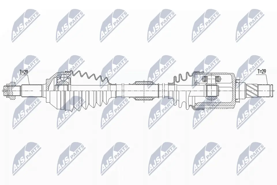 Półoś napędowa przednia lewa Nissan Altima