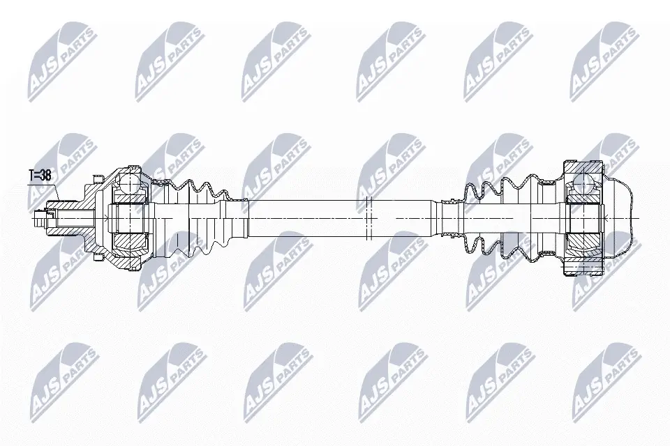 Do koszyka Półoś tylna Audi A4 B9 8W2, 8WC