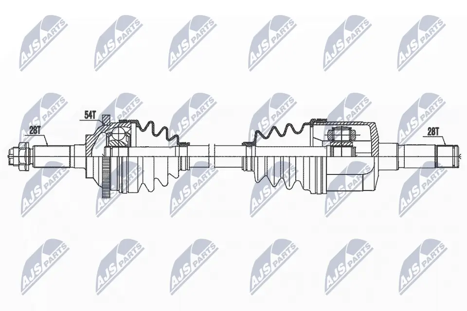 Półoś napędowa przednia lewa KIA Carnival II minivan (GQ) (2001 - 2005) cena, od 112,49 USD
