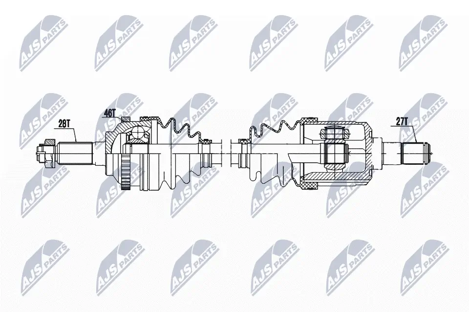 Półoś napędowa przednia lewa KIA Carens II minivan (FG) (2006 - 2013) cena, od 106,55 USD