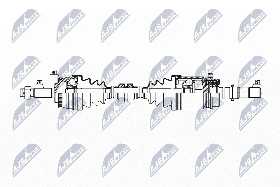 Półoś napędowa przednia prawa Nissan Primera sedana (P12) (2002 - 2008) cena, od 190,64 USD