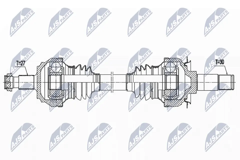 Półoś tylna do Mercedes C  W205