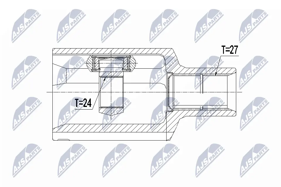 Przegub homokinetyczny wewnętrzny przedni lewy Mercedes E sedana (W213) (2016 - 2023) cena, od 50,22 USD