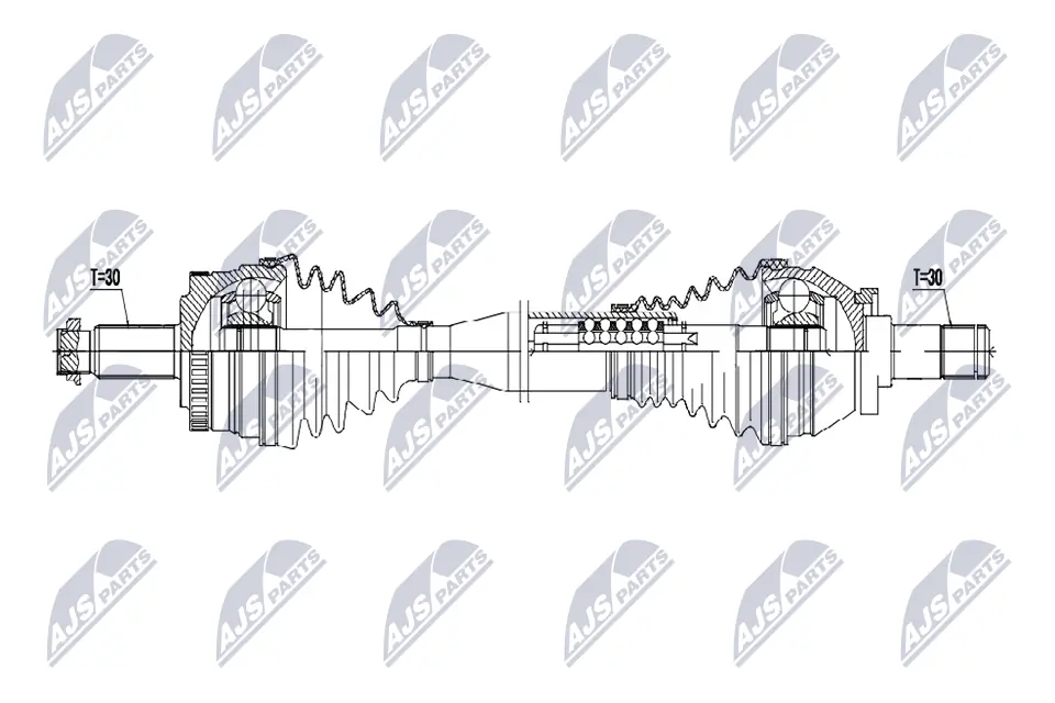 Półoś napędowa przednia lewa Land Rover Range Rover III SUV (L322) (2002 - 2009) cena, od 145,41 USD